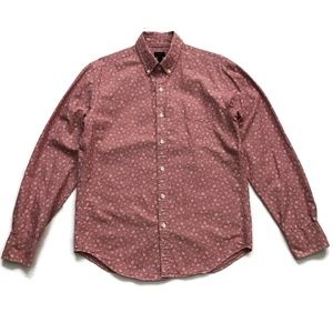 J.Crew Button Down Shirt Anchor Long Sleeve Cotton